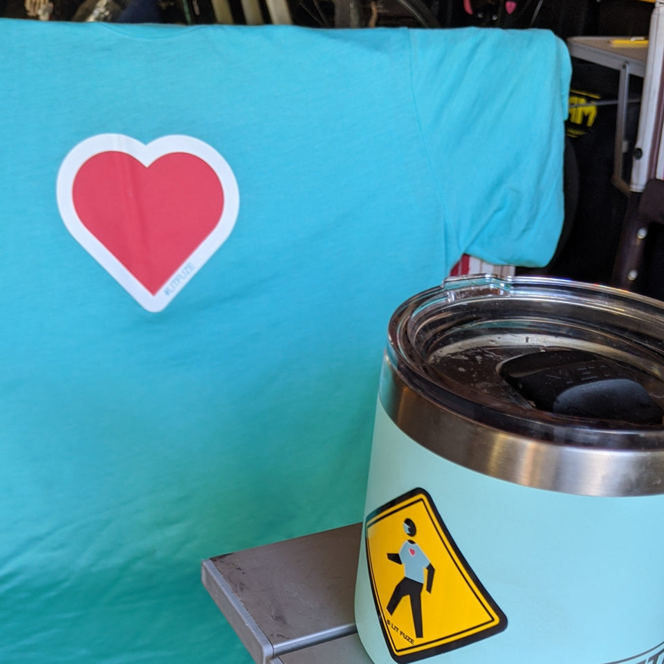 T-Shirt #litfuze Red Meta HEART TEE SHIRT | #EZEK.11-19 | Scrubs Tribute & META Collections | © LIT FUZE 2000-2020