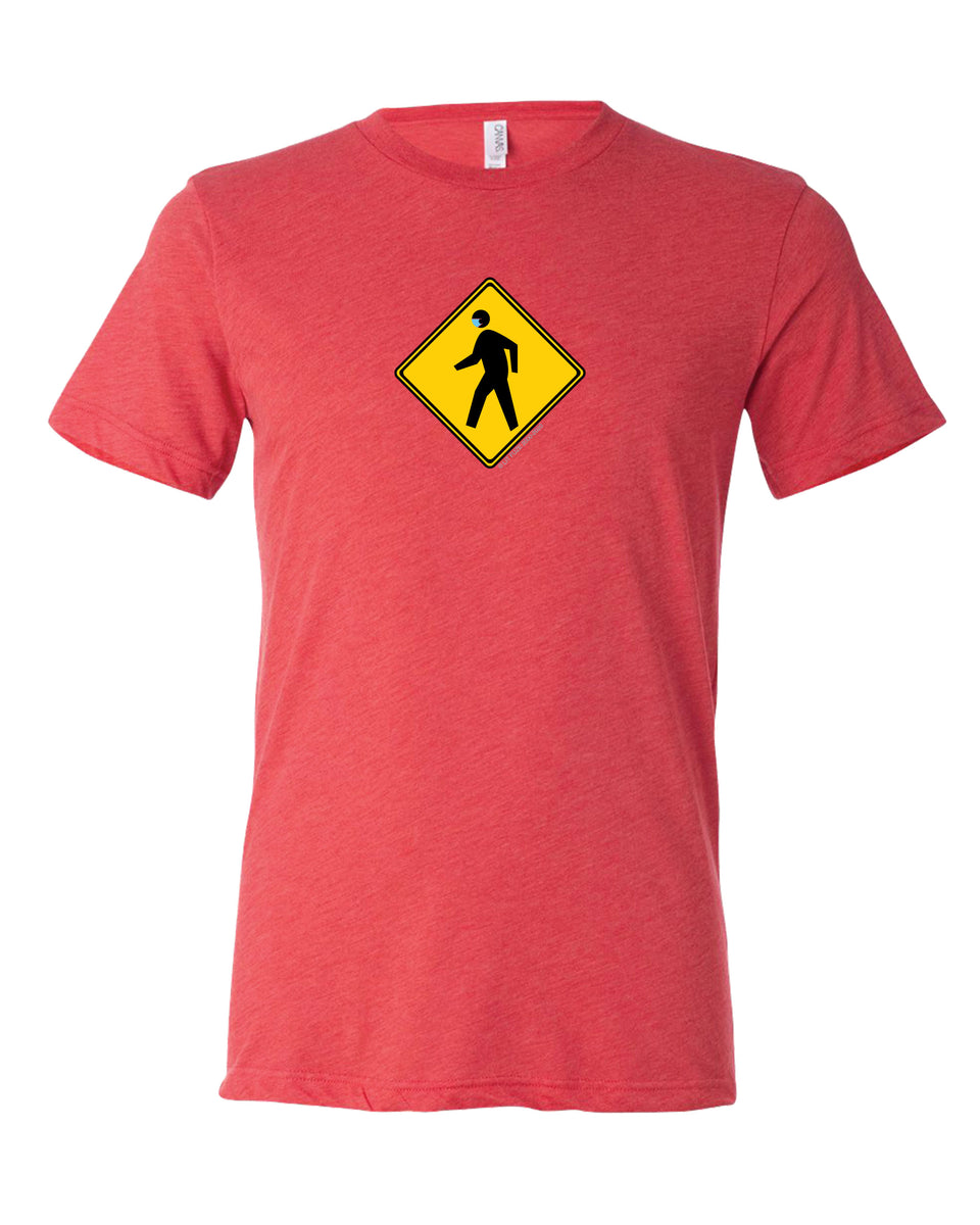 T-Shirt #litfuze Funny BLUE MASK PED XING TEE SHIRT | Msk Collection | © LIT FUZE 2020