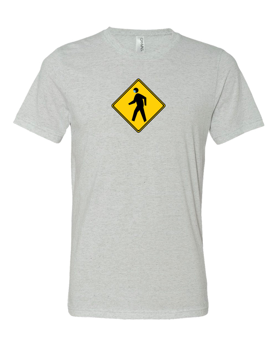 T-Shirt #litfuze Funny BLUE MASK PED XING TEE SHIRT | Msk Collection | © LIT FUZE 2020