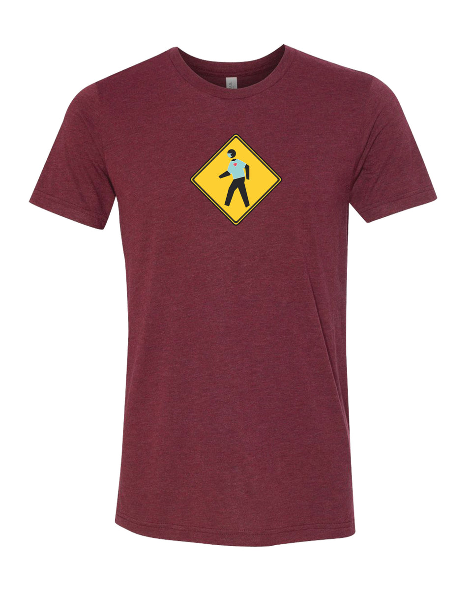 T-Shirt #litfuze SCRUBS Heart Shirt PED XING TEE SHIRT | Scrubs Tribute | Healthcare Crossing Design | © LIT FUZE 2020