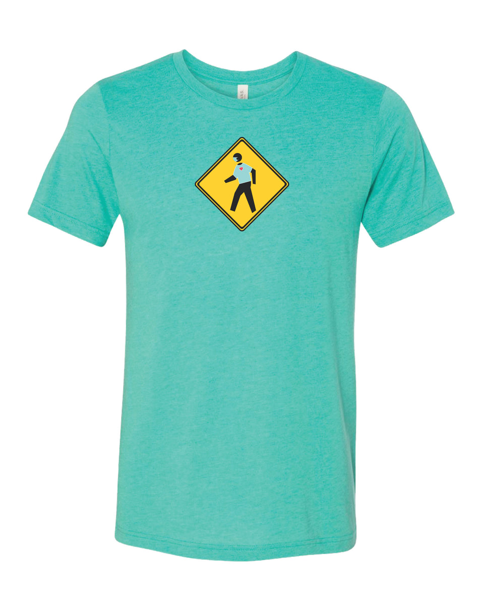 T-Shirt #litfuze SCRUBS Heart Shirt PED XING TEE SHIRT | Scrubs Tribute | Healthcare Crossing Design | © LIT FUZE 2020