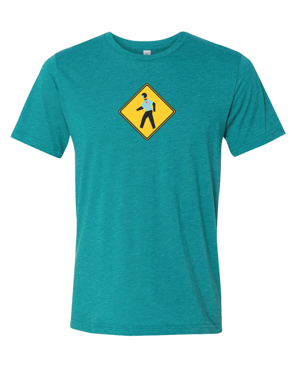 T-Shirt #litfuze SCRUBS Heart Shirt PED XING TEE SHIRT | Scrubs Tribute | Healthcare Crossing Design | © LIT FUZE 2020