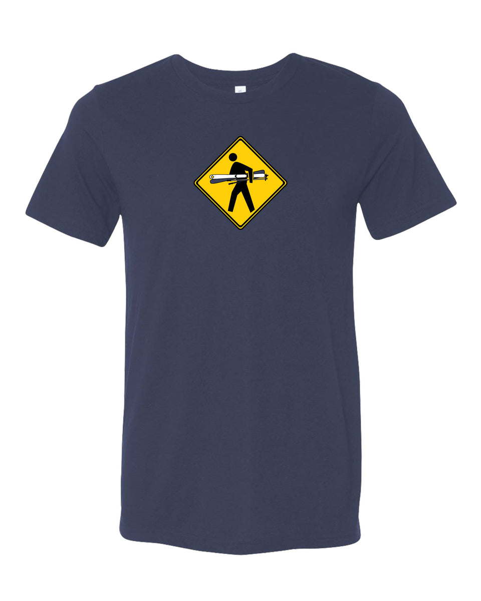 T-Shirt #litfuze SKIER PED XING TEE SHIRT | Skis & Poles Design |  20th Anniversary Vintage Collection | © LIT FUZE 2000-2020