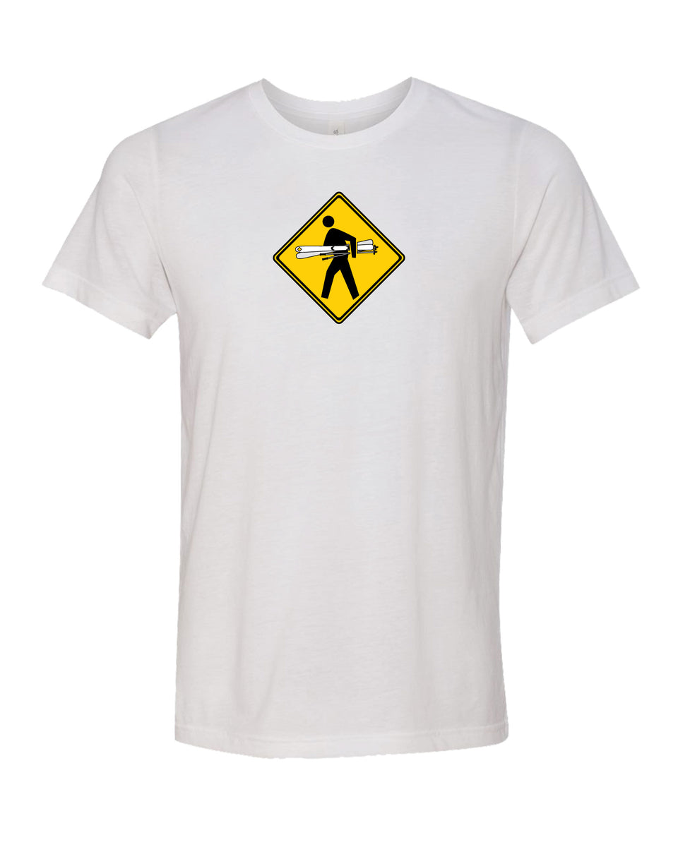 T-Shirt #litfuze SKIER PED XING TEE SHIRT | Skis & Poles Design |  20th Anniversary Vintage Collection | © LIT FUZE 2000-2020