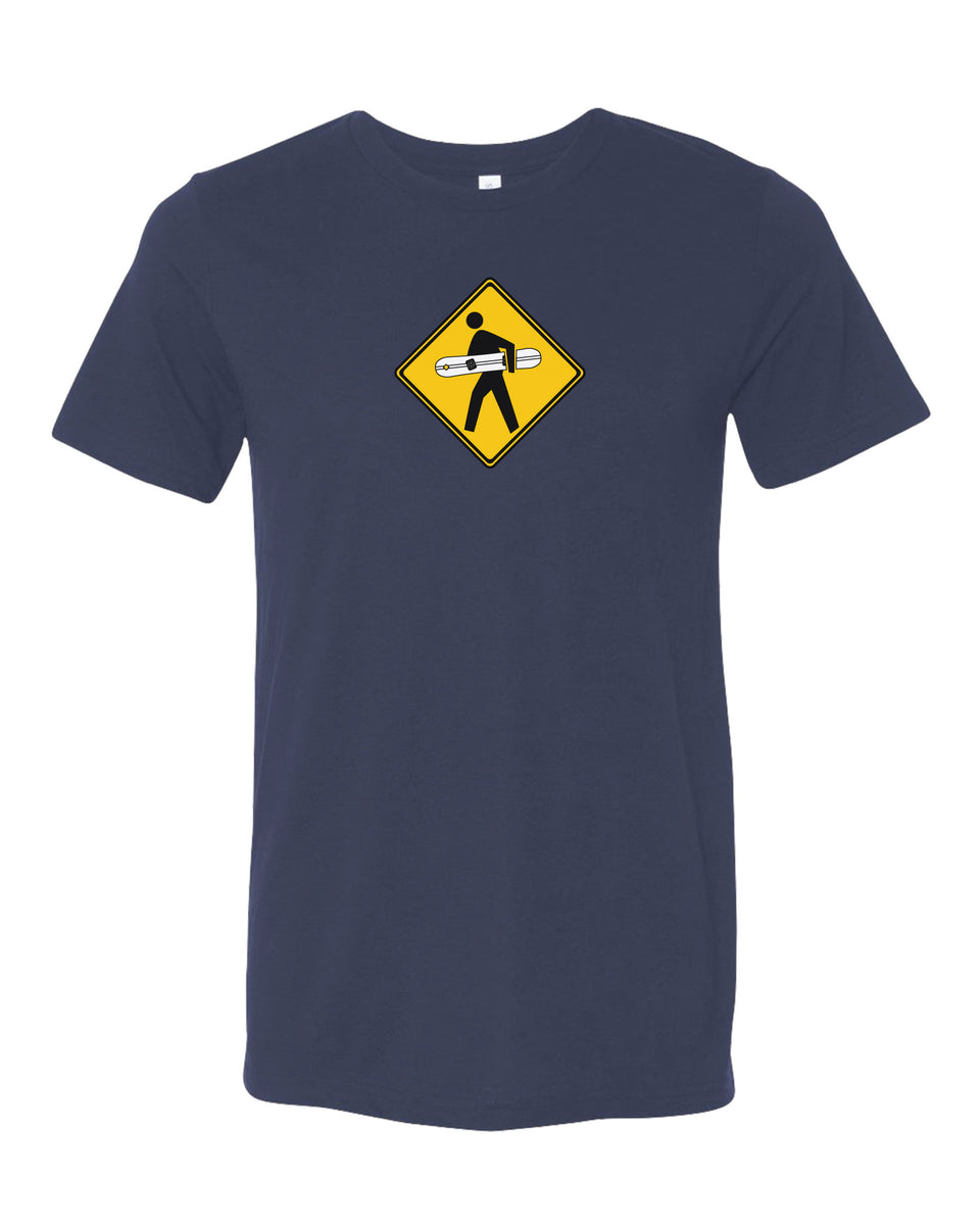 T-Shirt #litfuze SNOWBOARDER PED XING TEE SHIRT | Snowboard Design | 20th Anniversary Vintage Collection | © LIT FUZE 2000-2020