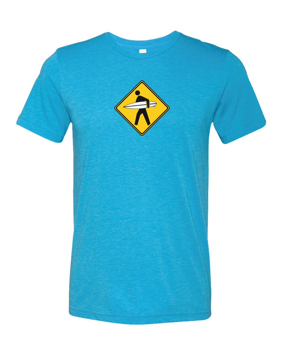 T-Shirt #litfuze SHORTBOARD SURFER PED XING SHIRT | 20th Anniversary Vintage Collection | © LIT FUZE 2000-2020