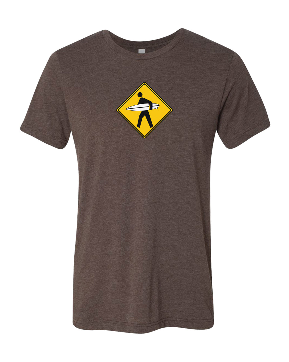 T-Shirt #litfuze SHORTBOARD SURFER PED XING SHIRT | 20th Anniversary Vintage Collection | © LIT FUZE 2000-2020