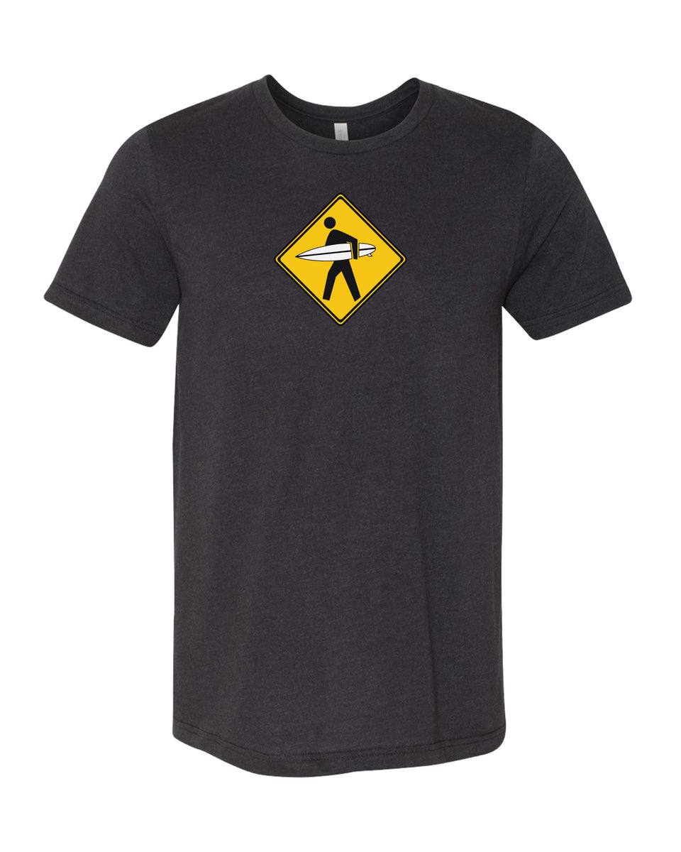 T-Shirt #litfuze SHORTBOARD SURFER PED XING SHIRT | 20th Anniversary Vintage Collection | © LIT FUZE 2000-2020