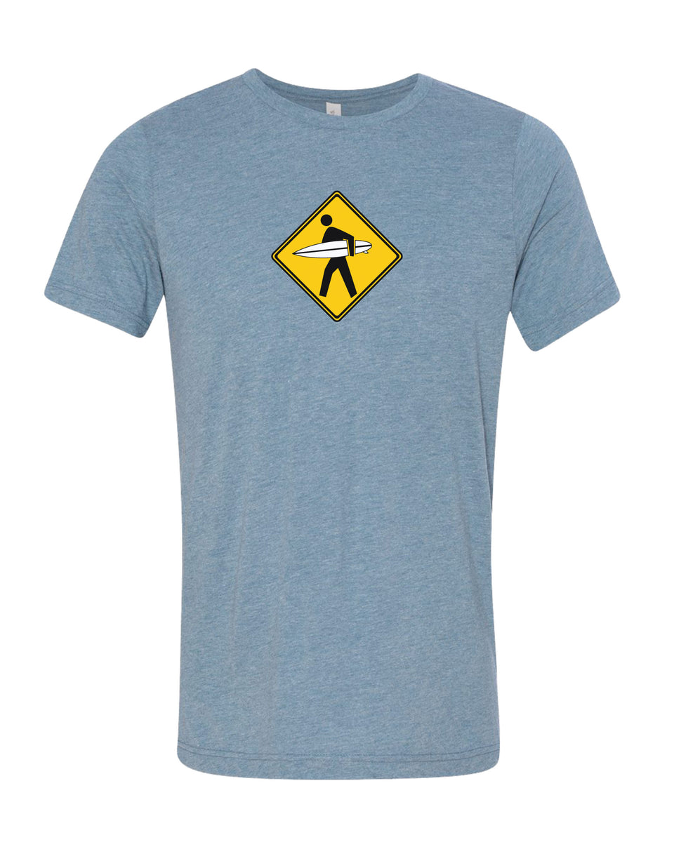 T-Shirt #litfuze SHORTBOARD SURFER PED XING SHIRT | 20th Anniversary Vintage Collection | © LIT FUZE 2000-2020