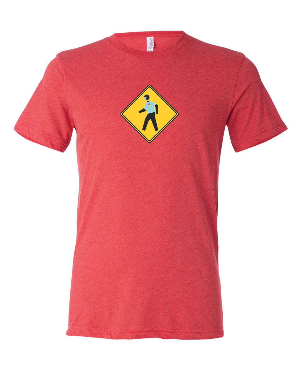 T-Shirt #litfuze SCRUBS Heart Shirt PED XING TEE SHIRT | Scrubs Tribute | Healthcare Crossing Design | © LIT FUZE 2020